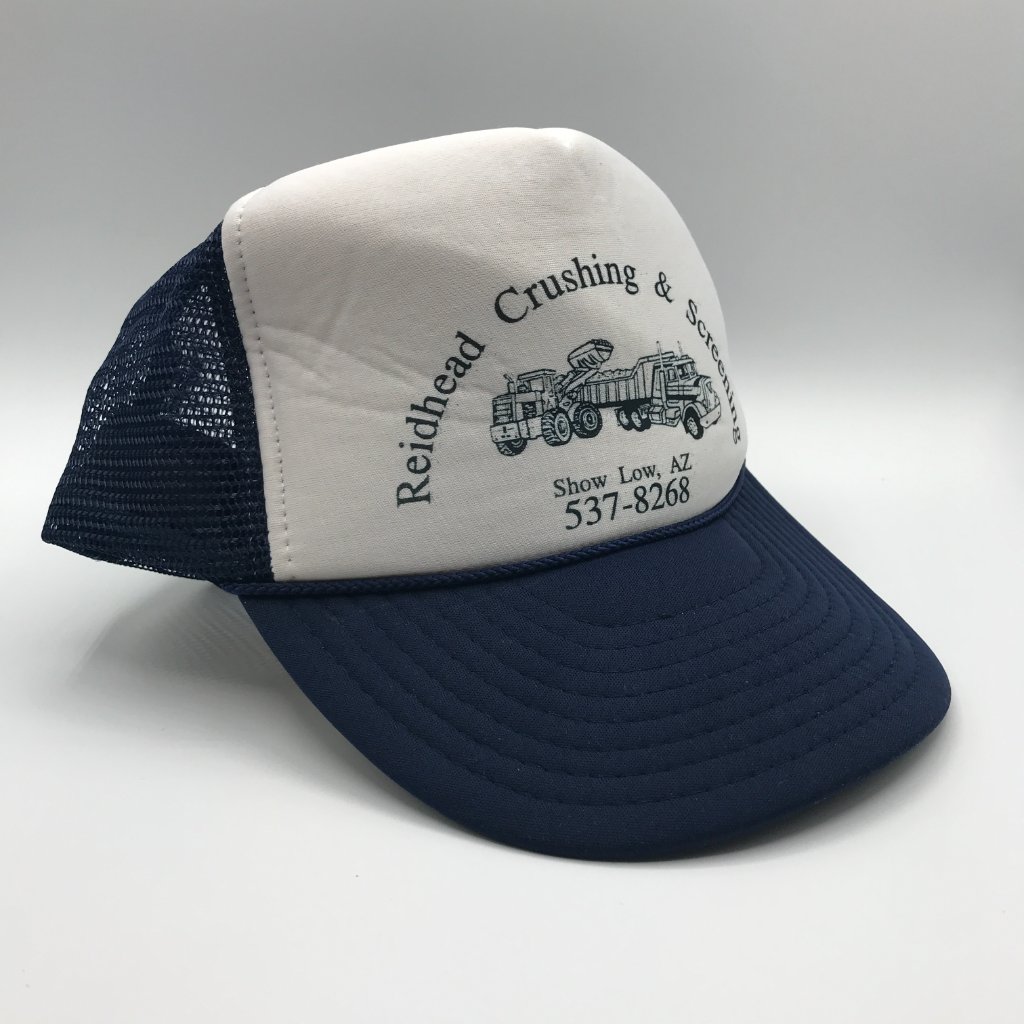 Nissin Reidhead Crushing  Screening Rope Trucker Snapback Hat Cap Vintage